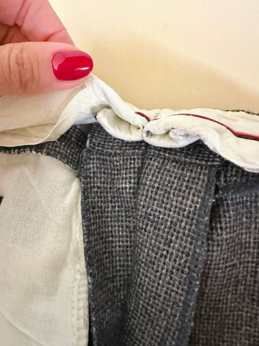 Pantalone classico in lana grisaglia “Yves Saint Laurent”