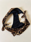 Bikini leopardato in rete elastica “Paola Frani”