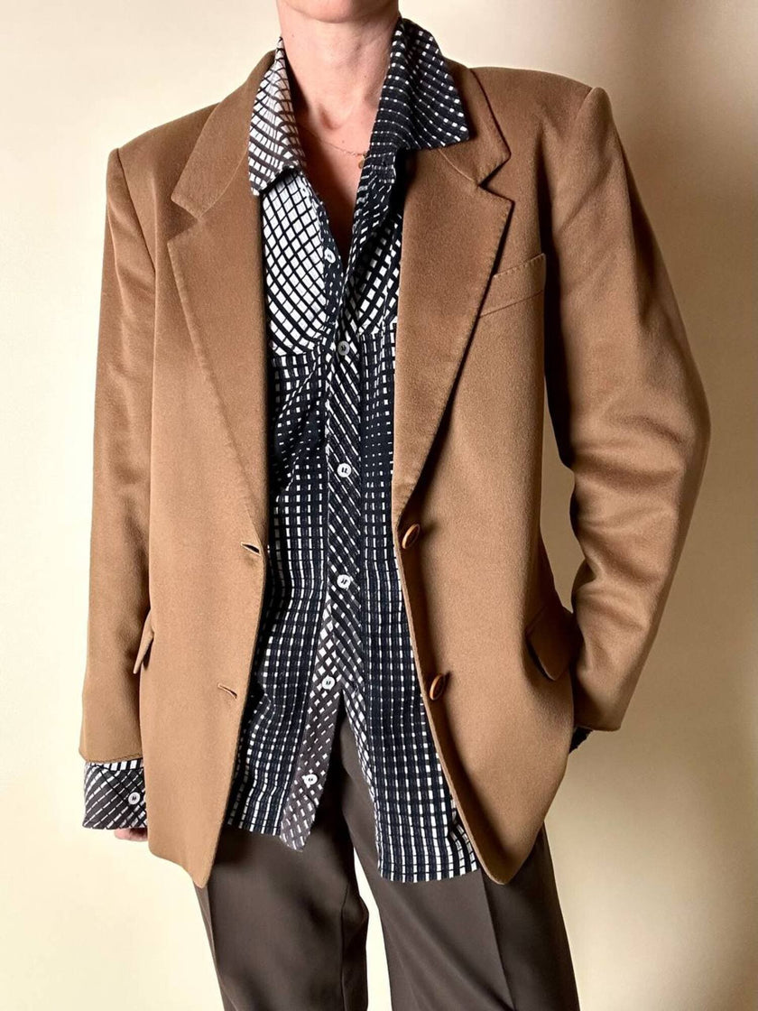Camicia Missoni vintage in caldo cotone fantasia optical