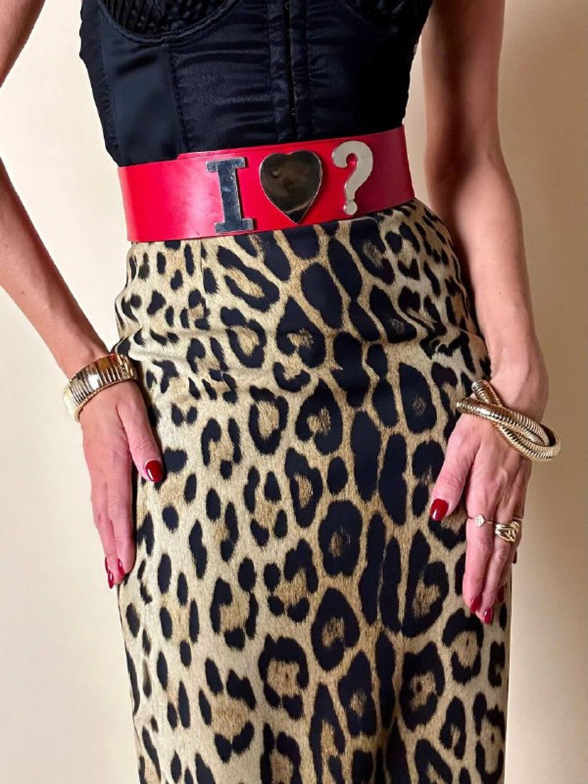 Longuette leopardata “Moschino Cheap and Chic”