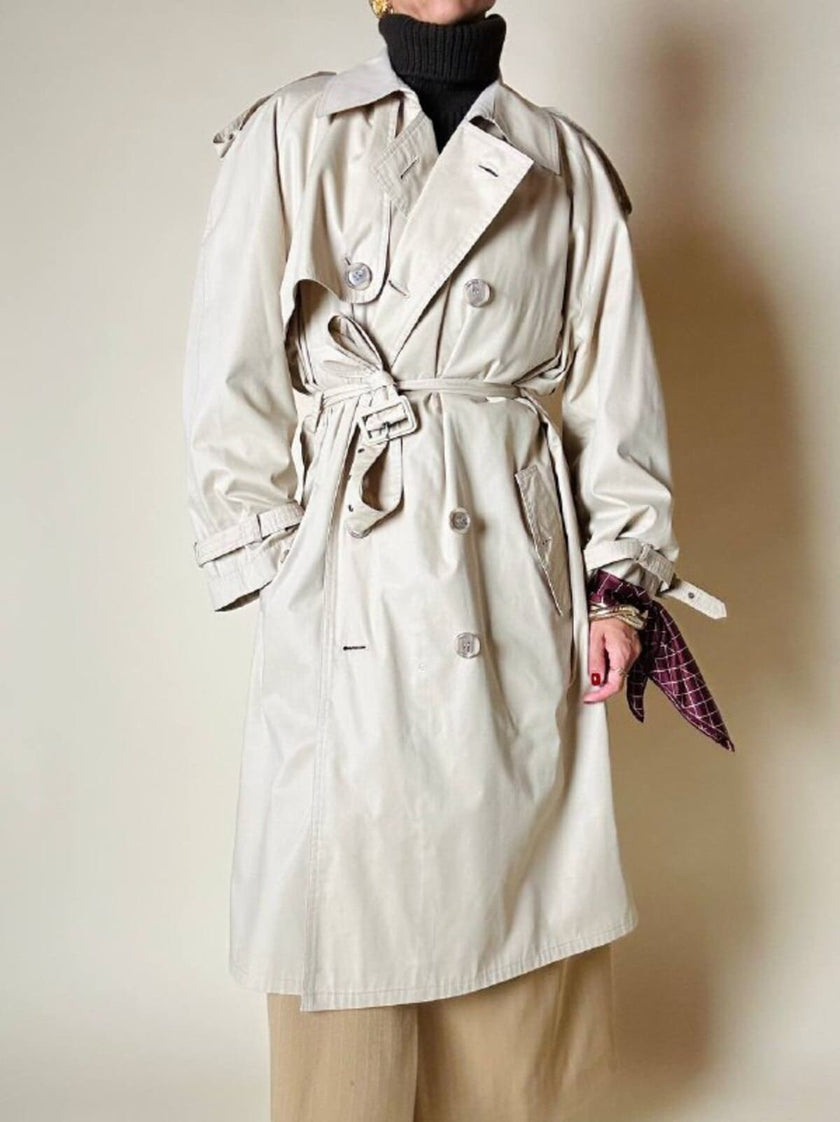 Trench color sabbia “Yves Saint Laurent”
