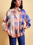 Camicia in misto seta