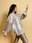 Camicia in pura seta fantasia paislay