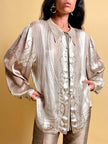 Camicia in pura seta fantasia paislay