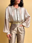Camicia in pura seta fantasia paislay