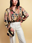 Camicia in seta fantasia paisley