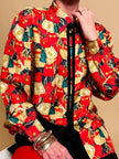 Camicia sartoriale in drill di seta fantasia mini bag