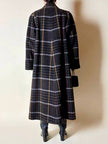 Cappotto lungo in pura lana vergine  fantasia tartan Fashion By Classic