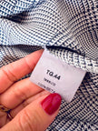 Camicia in pura seta fantasia principe di Galles “Misstwidd”