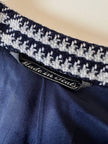 Blazer vintage Gianni Versace in lana jacquard fantasia principe di Galles