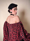 Maxi clip dorate a forma di cuore “Moschino”