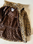“Yves Saint Laurent” faux fur leopard print parka