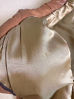 Gilet in pelle Frye color cuoio con impunture verticali