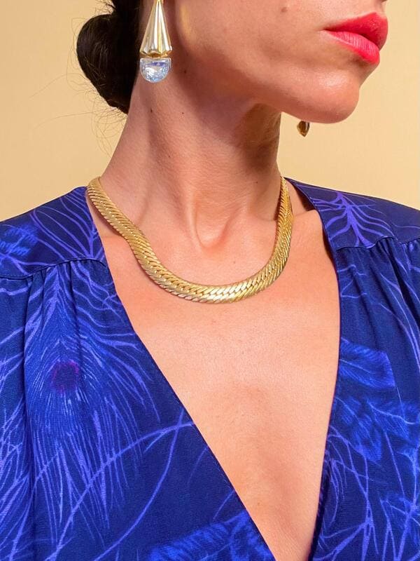 collier a catena oro giallo
