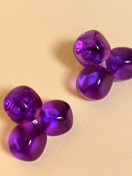 Grape clip in plexi viola