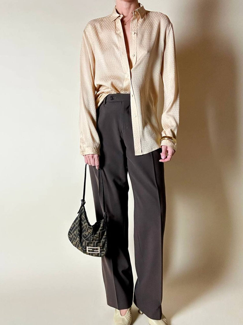 Borsa Fendi vintage in tela zucca