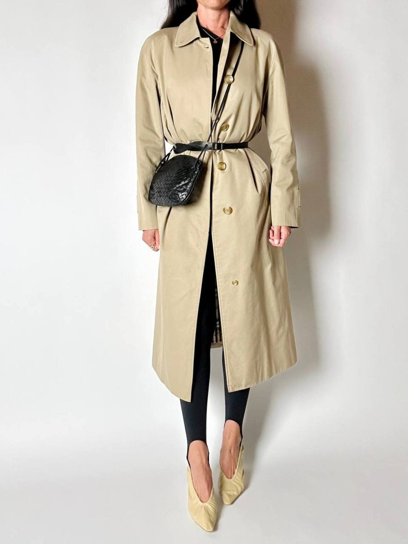 Trench vintage Burberry’s in gabardine beige