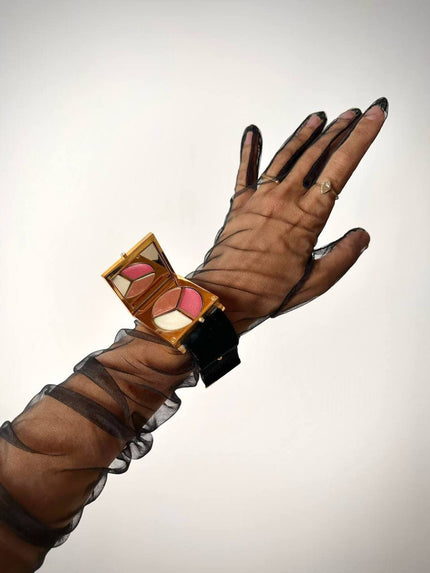 Yves Saint Laurent Vintage Fashion Bracelet Make-up Palette con Swarovski