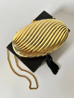 Vintage Schéilan Firenze jewel bag in twisted gold-tone metal with a couture tassel