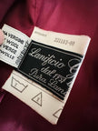 Cappotto Doppiopetto Vintage Arpa in Lana Borgogna – Lanificio G.B. Conte