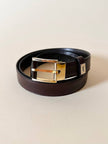 Vintage-Gürtel von Yves Saint Laurent aus dunkelbraunem Leder