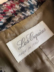 Les Copains houndstooth wool blazer