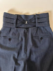 Pantalone a sigaretta con panciotto grigio antracite “D&G”