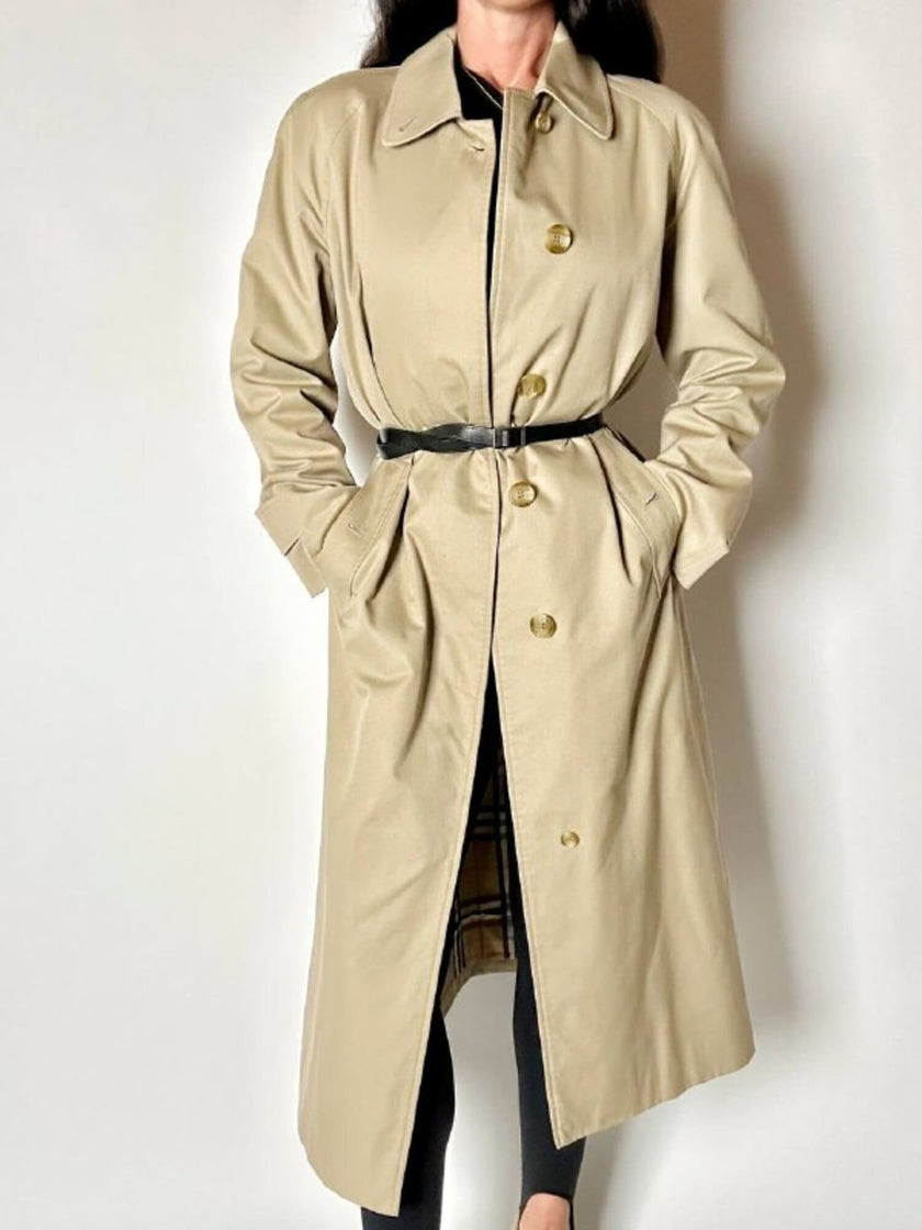 Trench vintage Burberry’s in gabardine beige