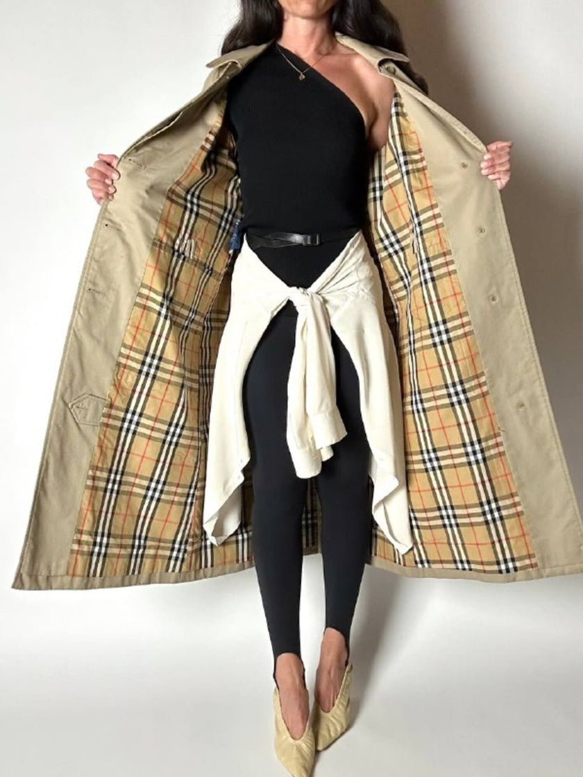 Trench vintage Burberry’s in gabardine beige