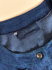 Abito chemisier Mister Luna in denim leggero con gonna a ruota e maniche a palloncino