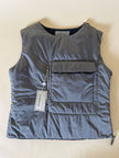 Gilet tecnico imbottito in nylon argento “Fendissime”