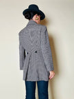 Blazer sciancrato in lana pied de poule “Rifat Ozbek”