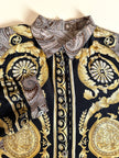 Camicia in misto seta fantasia barocca