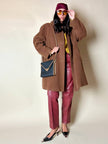 Cappottino in pregiata lana color cammello scuro Belinda Brown