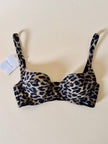 Reggiseno a balconcino fantasia leopardo “Christian Dior”