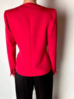 Blazer vintage Yves Saint Laurent Variation in rasato di lana rossa