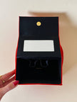 Mini bag in raso rosso “Versace Profumi”