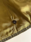 Blazer Byblos in rasato di lana pied de poule beige e verde con riporti verde oliva