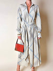 Borsa Laura Biagiotti in pelle stampa lizard color cognac con iniziali BL