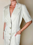 Chemisier Yves Saint Laurent in cotone beige