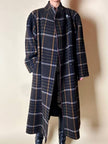 Cappotto lungo in pura lana vergine  fantasia tartan Fashion By Classic