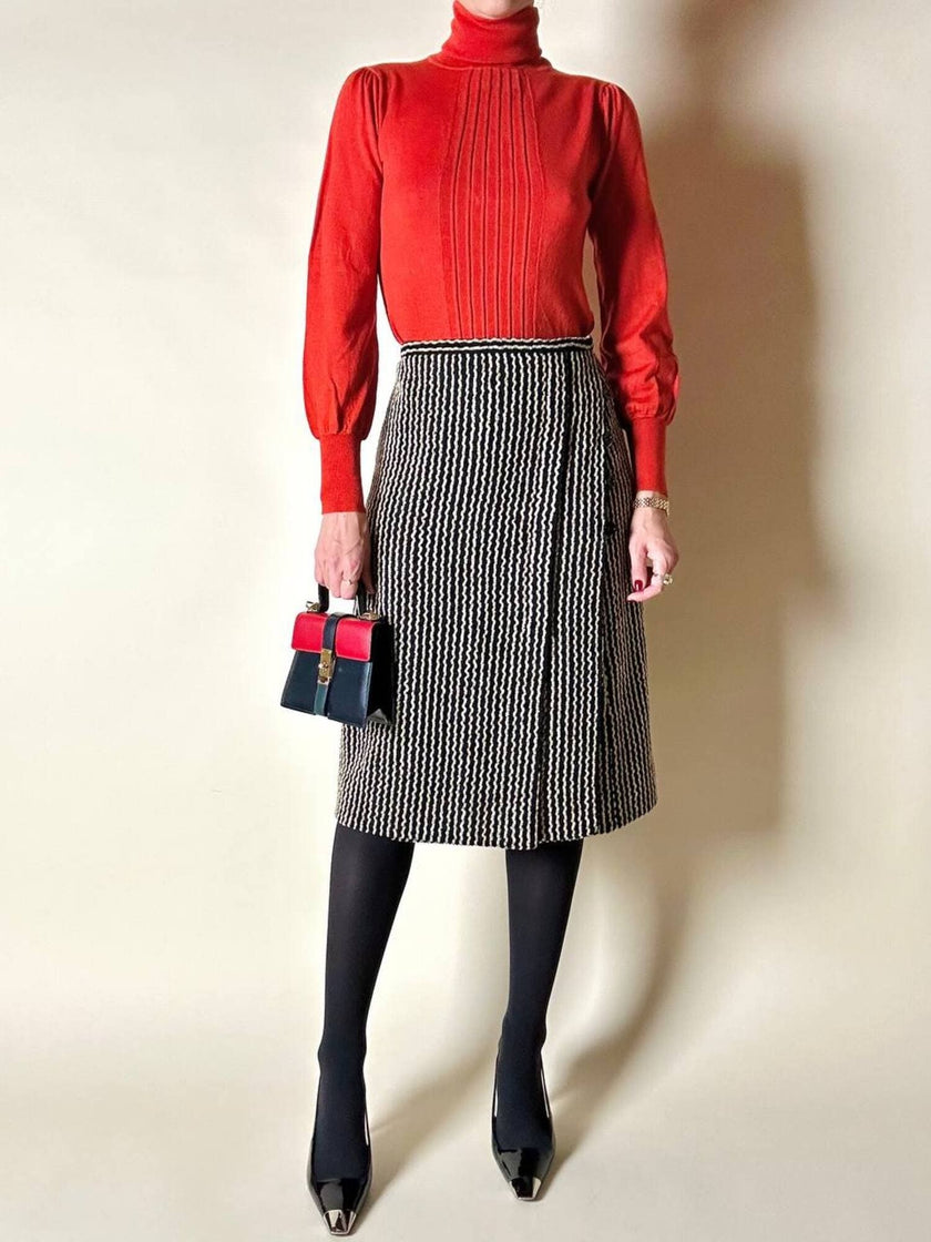 Mini bag modello Kelly in pelle multicolor Umberto Firenze