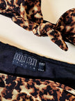 Bikini leopardato in rete elastica “Paola Frani”