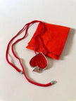 Spilla/Ciondolo a forma di cuore di picche “Yves Saint Laurent”