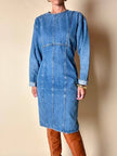 Abito Oaks By Gianfranco Ferré in denim slavato