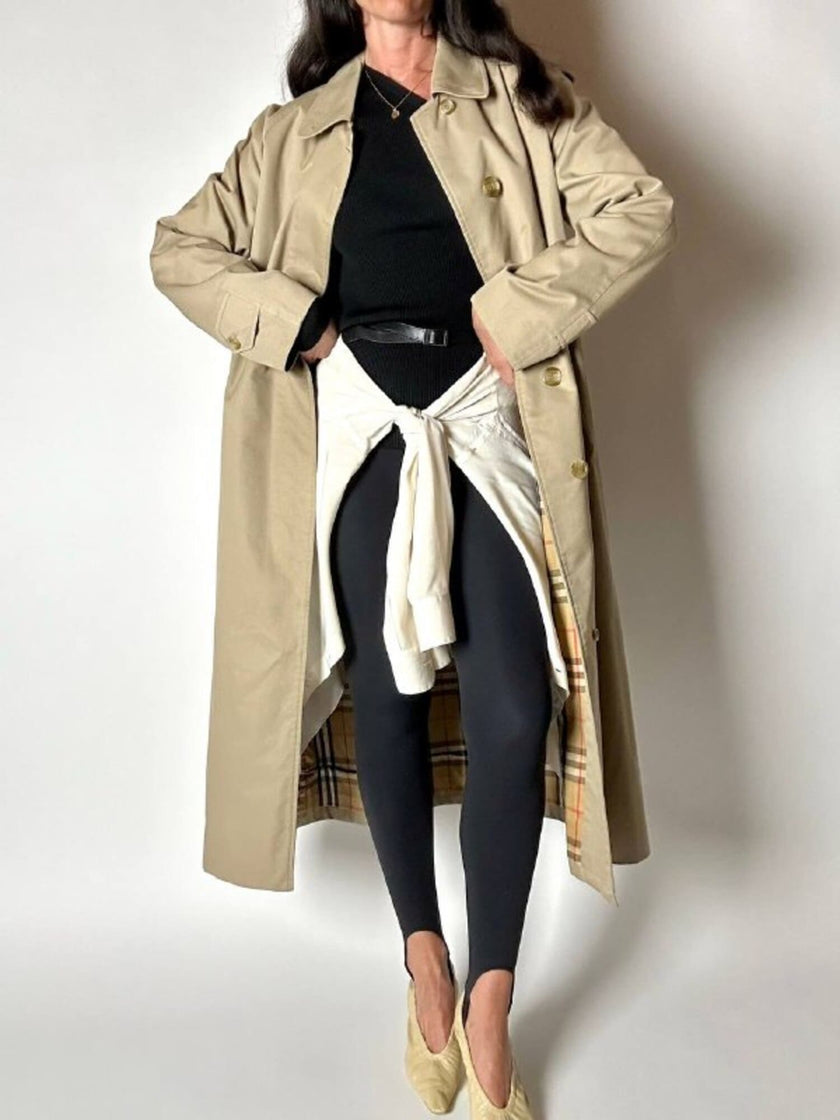Trench vintage Burberry’s in gabardine beige
