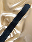 Cintura traforata in nabuk nero e bianco “Yves Saint Laurent”