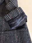 Manteau-blazer Yves Saint Laurent en tweed avec boutons bijoux logotés
