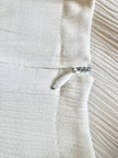 Abito tubino Yves Saint Laurent vintage bianco smanicato con spacco frontale