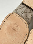Mocassins Gucci vintage en daim avec motif monogramme GG